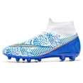 thumbnail image 1 of 2023 Hot-Selling Football Boots Men's Soccer Cleats TF/FG Kids Wear-Resistant Training Shoes Outdoor Non-Slip Sneakers Size34-46 OG-2398-C-White 40, 1 of 6