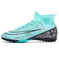 thumbnail image 1 of 2023 Hot-Selling Football Boots Men's Soccer Cleats TF/FG Kids Wear-Resistant Training Shoes Outdoor Non-Slip Sneakers Size34-46 WJS-1126-D-Green 44, 1 of 6
