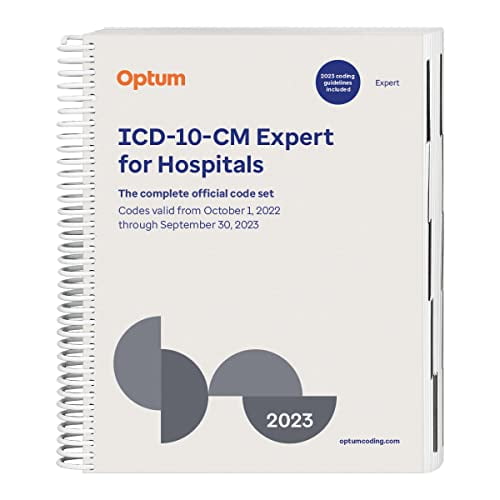 Pre-Owned 2023 ICD-10-CM Expert for Hospitals with Guidelines (Spiral), 9781622548262, 1622548264, Paperback, 1 edition
