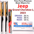 thumbnail image 1 of 2023 Jeep Grand Cherokee L Performance Beam Wipers (Set of 3) w/Rear Wiper, 1 of 3