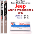 thumbnail image 1 of 2023 Jeep Grand Wagoneer L Beam Blade Wipers (Set of 2), 1 of 3