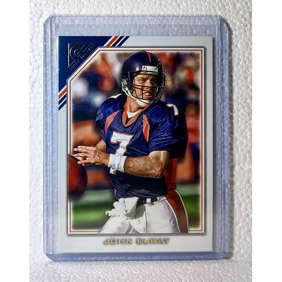 2023 John Elway Topps Gallery NFL #380 Composite Football Card Denver Broncos