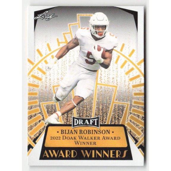 2023 Leaf Draft Bijan Robinson #12 Texas Longhorns Near Mint Football Card