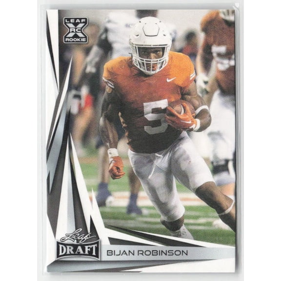 2023 Leaf Draft Bijan Robinson Texas Longhorns B2-6 Base V2 Gold Football Card