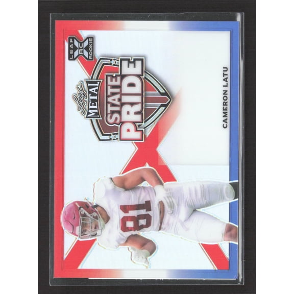 2023 Leaf Metal State Pride Cameron Latu 1/1 Unsigned Proof RC