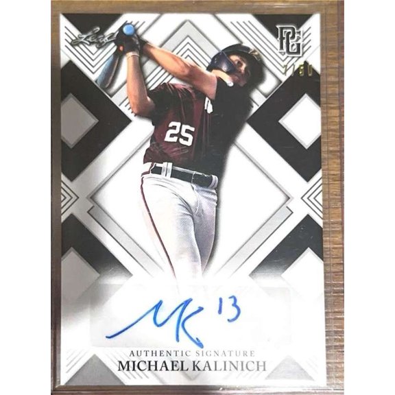 2023 Leaf Perfect Game National Showcase Michael Kalinich #AU-MK1