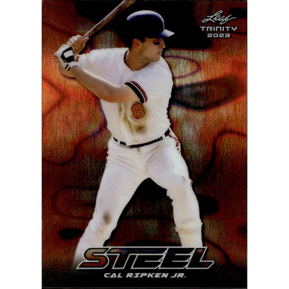 2023 Leaf Trinity Steel Cal Ripken Jr. 2/15 Baseball Card Near Mint