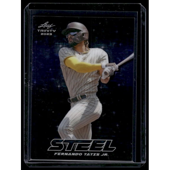 2023 Leaf Trinity Fernando Tatis Jr. #S-25 Steel Stars and Dots Purple SN