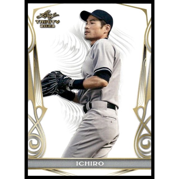 2023 Leaf Trinity Near Mint Baseball Card 27 Ichiro Seattle Mariners