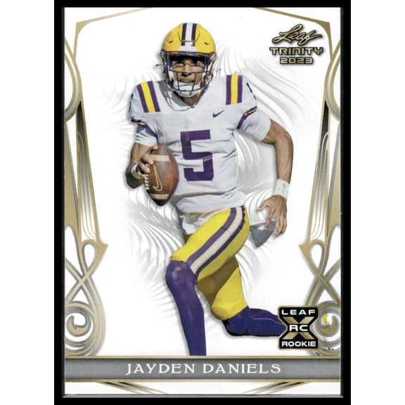 2023 Leaf Trinity Jayden Daniels #98 RC