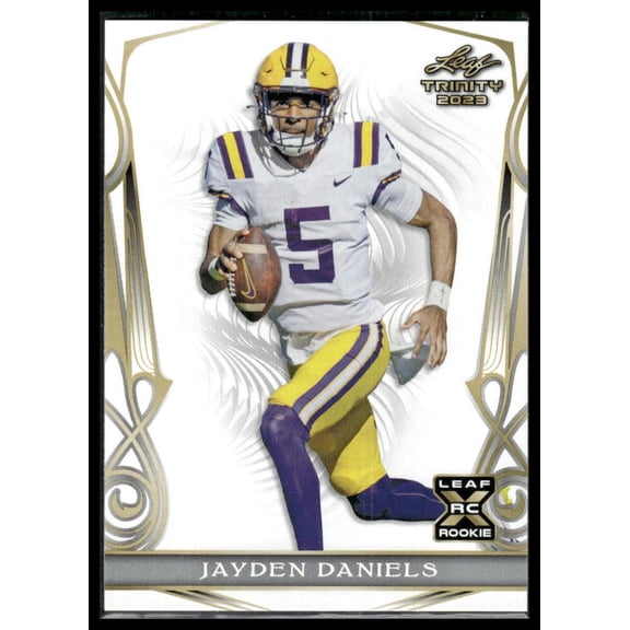2023 Leaf Trinity Jayden Daniels #98 RC