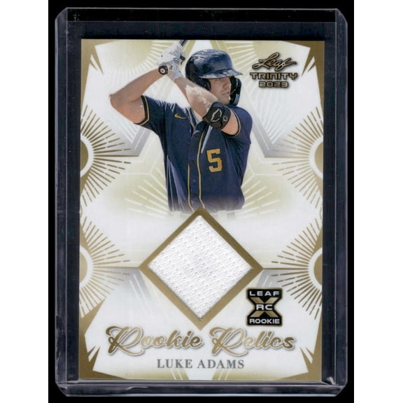 2023 Leaf Trinity Luke Adams #RR-34 Rookie Relics