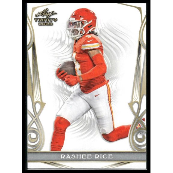 2023 Leaf Trinity Rashee Rice #88 Kansas City Chiefs Football Card