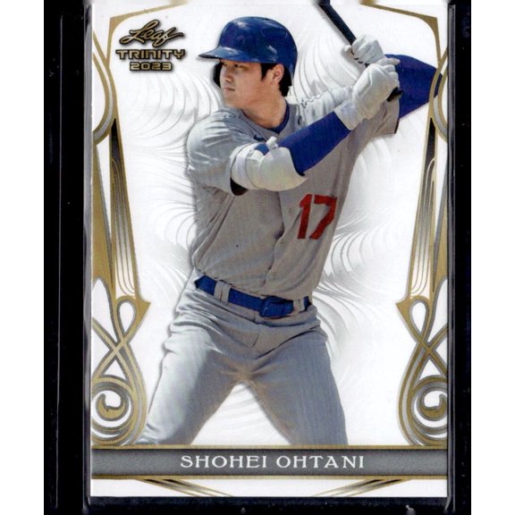 2023 Leaf Trinity Shohei Ohtani #55 Los Angeles Angels Baseball Card Los Angeles Angels MLB Baseball Trading Card