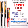 thumbnail image 1 of 2023 Lexus LX600 Performance Beam Wipers (Set of 3) w/Rear Wiper, 1 of 3