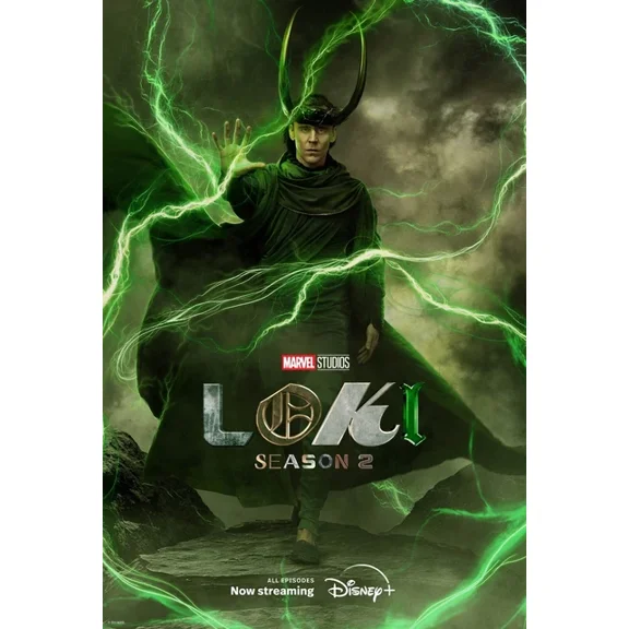 2023 Loki Movie Poster Marvel Avengers God Of Mischief Mobius Sylvie UNFRAMED PAPER POSTER