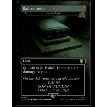 2023 MTG Lord of the Rings Balin's Tomb #M0357