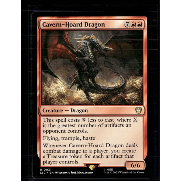 2023 Magic: The Gathering The Lord of the Rings Cavern-Hoard Dragon
