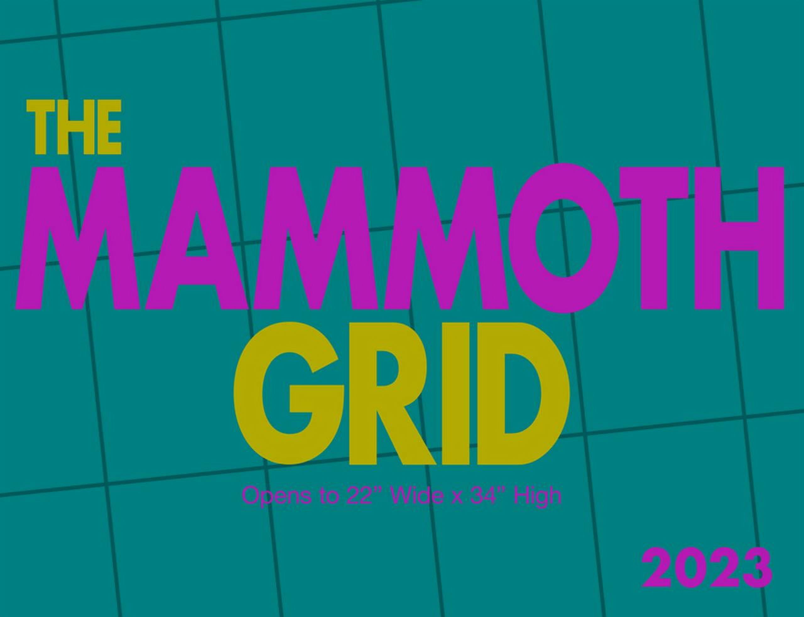 2023 Mammoth Grid Large Format Wall Calendar (Other)