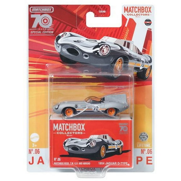 Matchbox Collectors 1954 Jaguar D-Type 70th Anniversary Special Edition