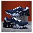 thumbnail image 1 of 2023 Men Sneakers Breathable Running Shoes Women Outdoor Sport Fashion Comfortable Casual Couples Gym Shoes 6300-Blue 44, 1 of 5