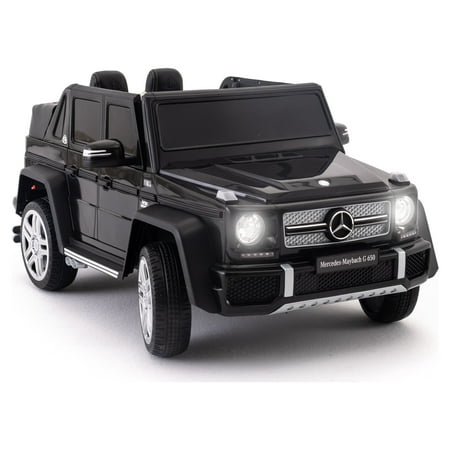 2023 Mercedes Ride On Kids Car w/ Remote, Large 12V Battery Licensed Kid Car to Drive 3 Speeds, Soft Seat, MP3 Music, LED Lights, Rubber Tires