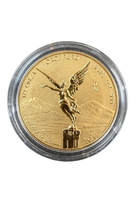 2023 Mexico 1/2 oz Onza Reverse Proof Gold Libertad Coin - Low Mintage 1,000
