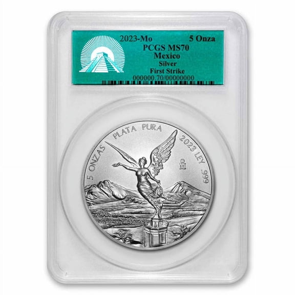 2023 Mexico 5 oz Silver Libertad MS-70 PCGS (FirstStrike)