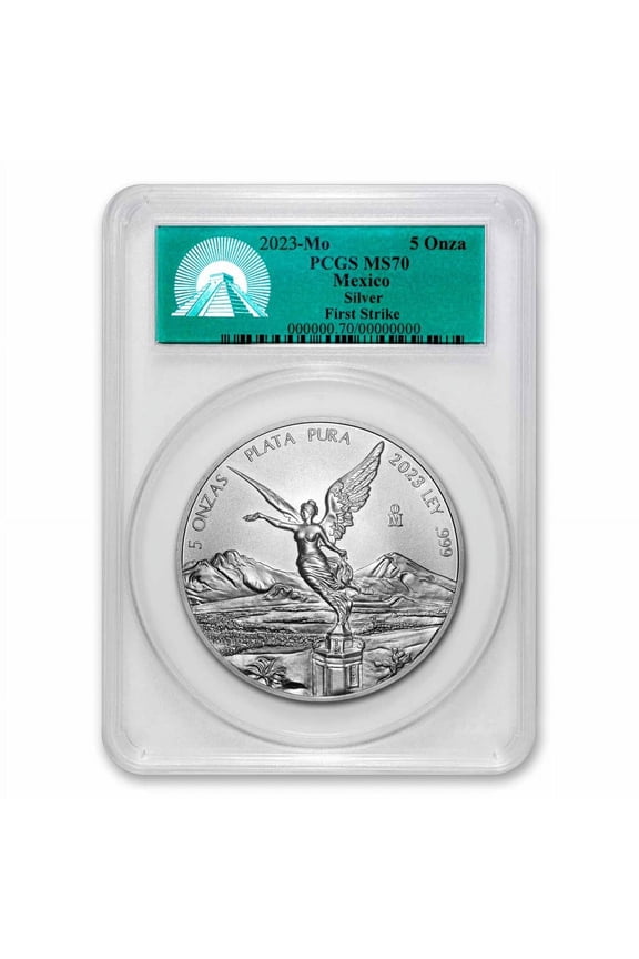 2023 Mexico 5 oz Silver Libertad MS-70 PCGS (FirstStrike)