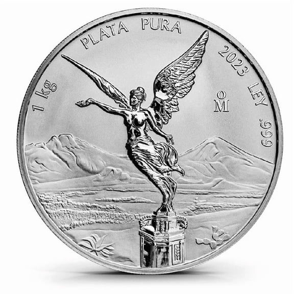 2023 Mexico Kilo Reverse Proof Libertad BU Silver Coin OGP