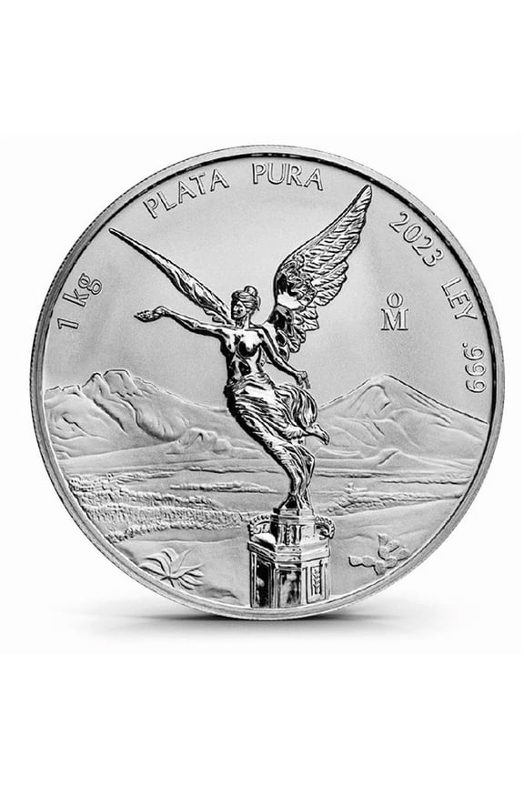 2023 Mexico Kilo Reverse Proof Libertad BU Silver Coin OGP