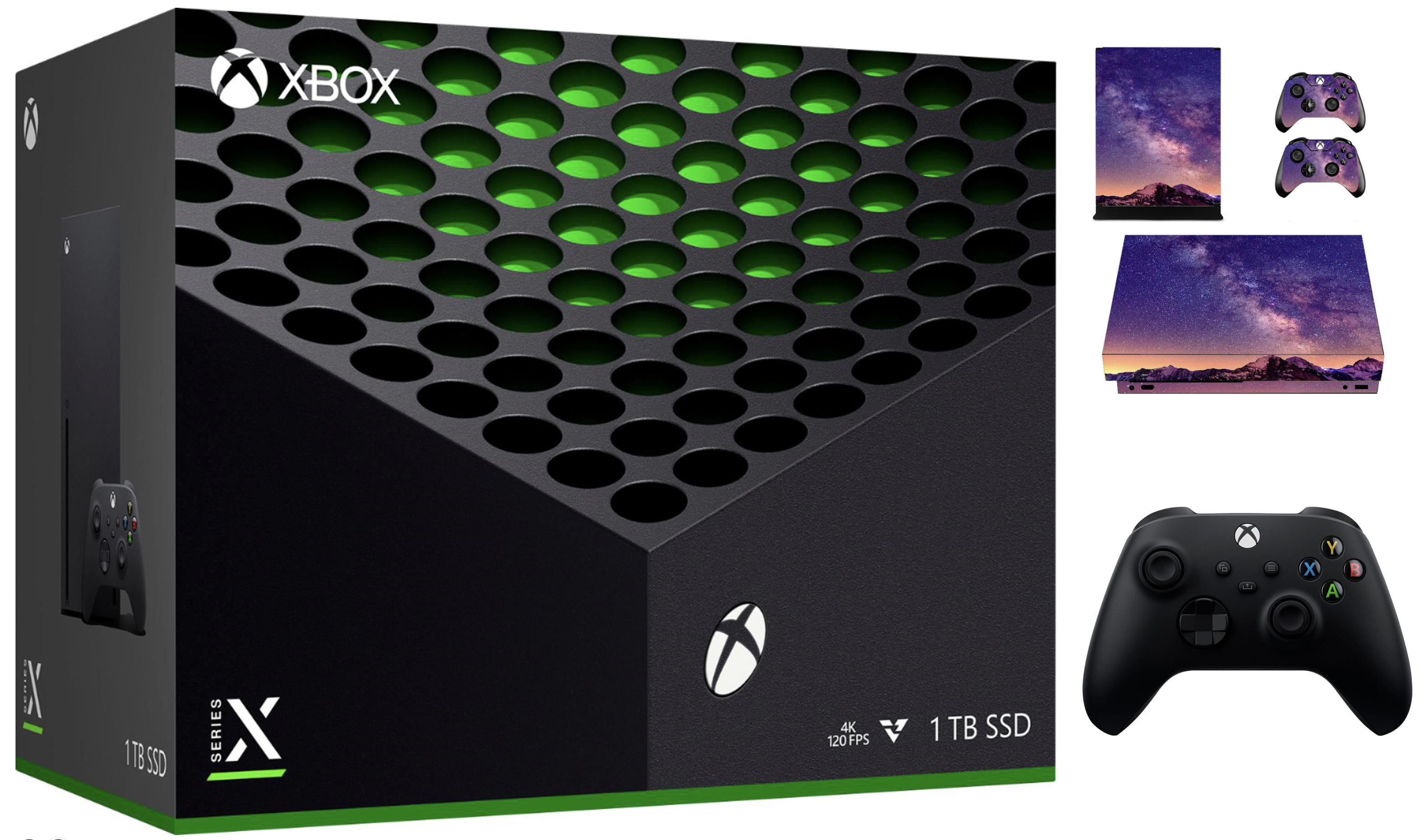 2023 Microsoft Xbox Series X 1TB SSD Console + 1 Wireless Controller, 16GB  GDDR6 RAM, 8X Cores Zen 2 CPU Gaming, 8K HDR, 4K UHD Blu-Ray,WiFi +  Console&Controller Skins 