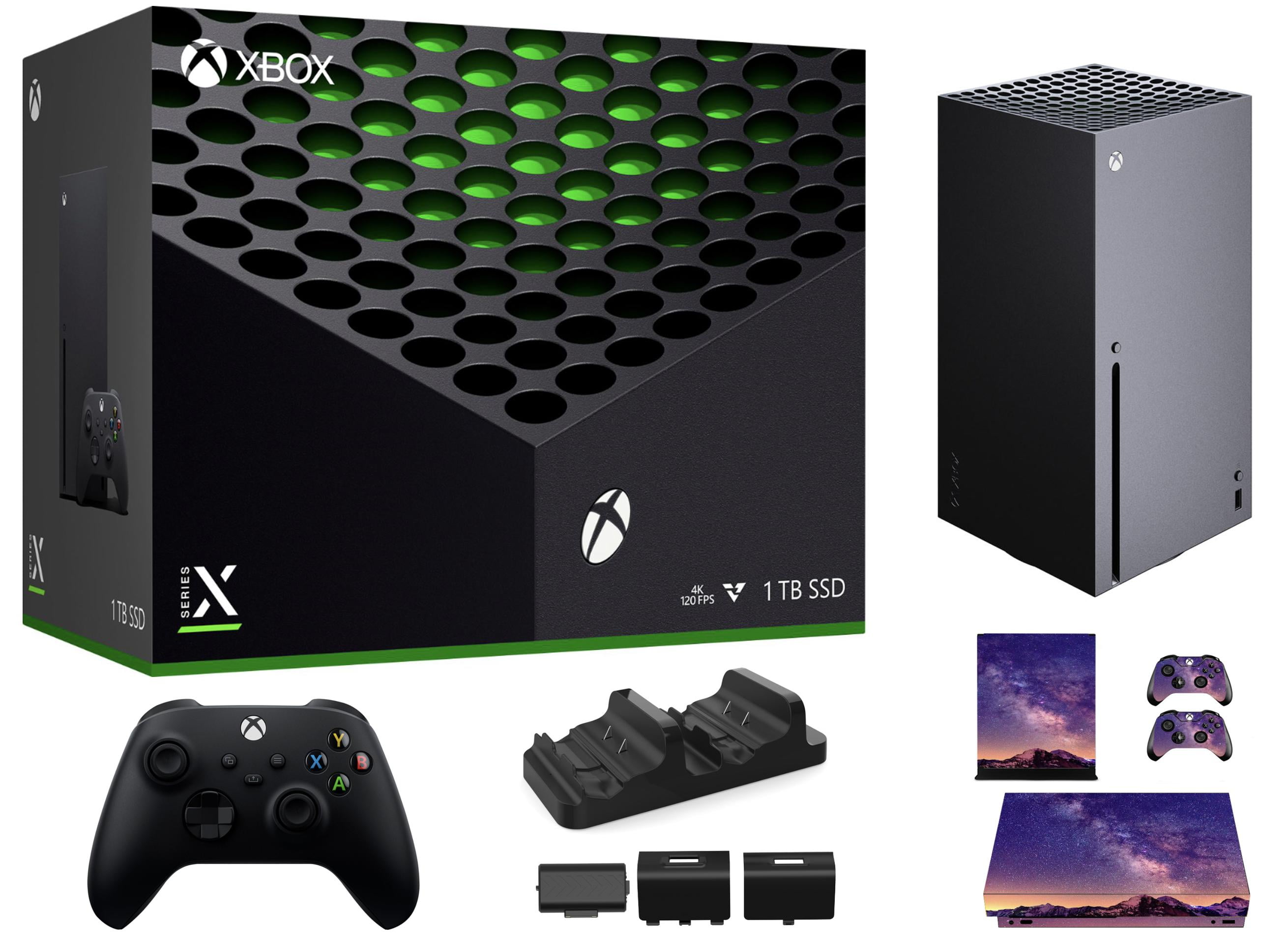 Next Gen Console Bundle - Xbox Series X 1TB + 8K Premium HDMI Cable - 4  feet- 48Gbps Hight Speed HDR for Gaming Console (Renewed)