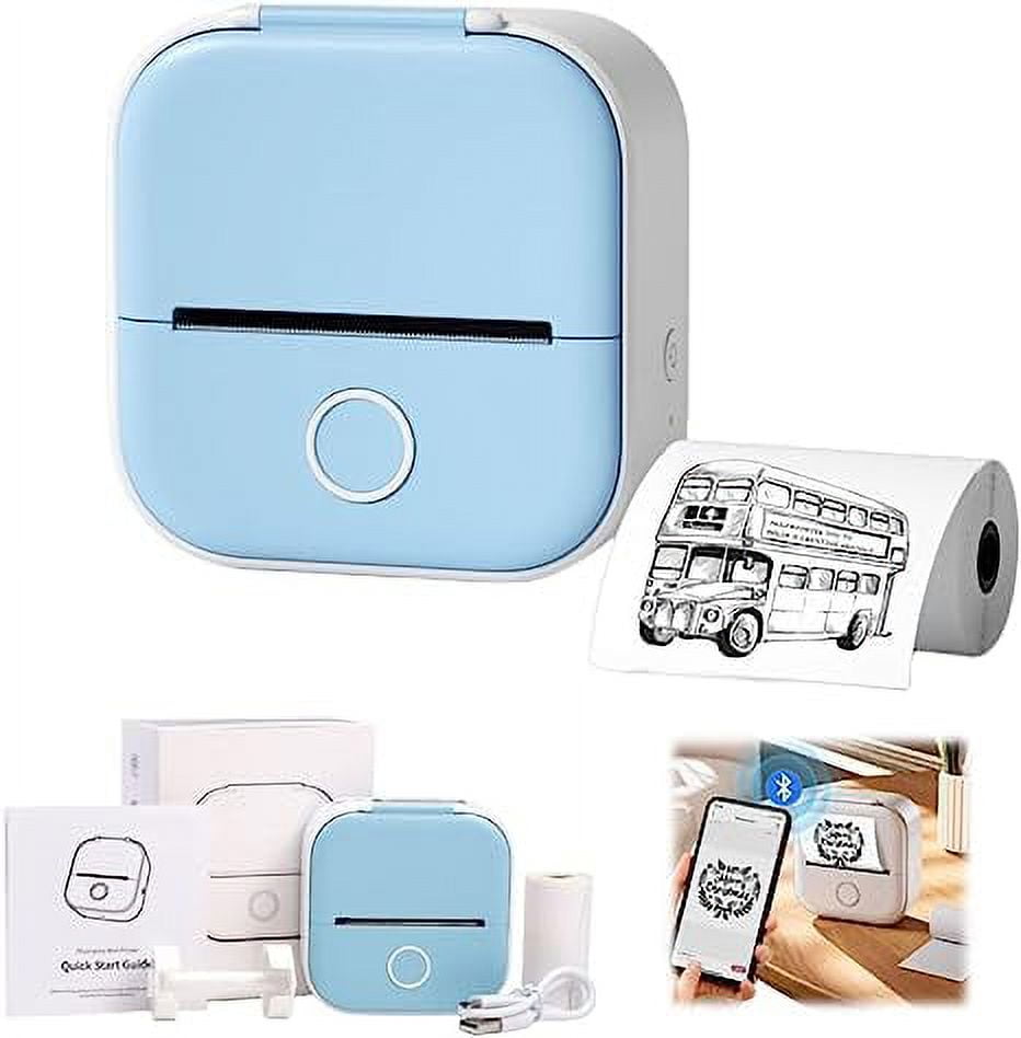 2023 Mini Pocket Printer 【New Version】Portable Instantly Sticker