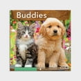 thumbnail image 1 of 2023 Mini Wall Calendar - Buddies- 7"x7" Puppies and Kittens by Dayspring, 1 of 4