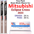 thumbnail image 1 of 2023 Mitsubishi Eclipse Cross Beam Blade Wipers (Set of 2), 1 of 3