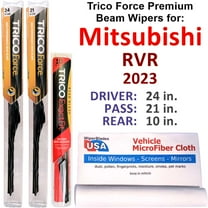 2023 Mitsubishi RVR Performance Beam Wipers (Set of 3) w/Rear Wiper