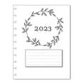 thumbnail image 1 of 2023 Monthly Calendar Refills for 11 Disc Planners (Minimalist), 1 of 8