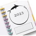 thumbnail image 1 of 2023 Monthly Calendar Refills for 7 Disc Planners (Fish), 1 of 7