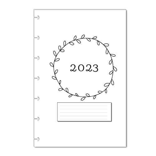 2023 Monthly Calendar Refills for 7 Disc Planners (Minimalist)