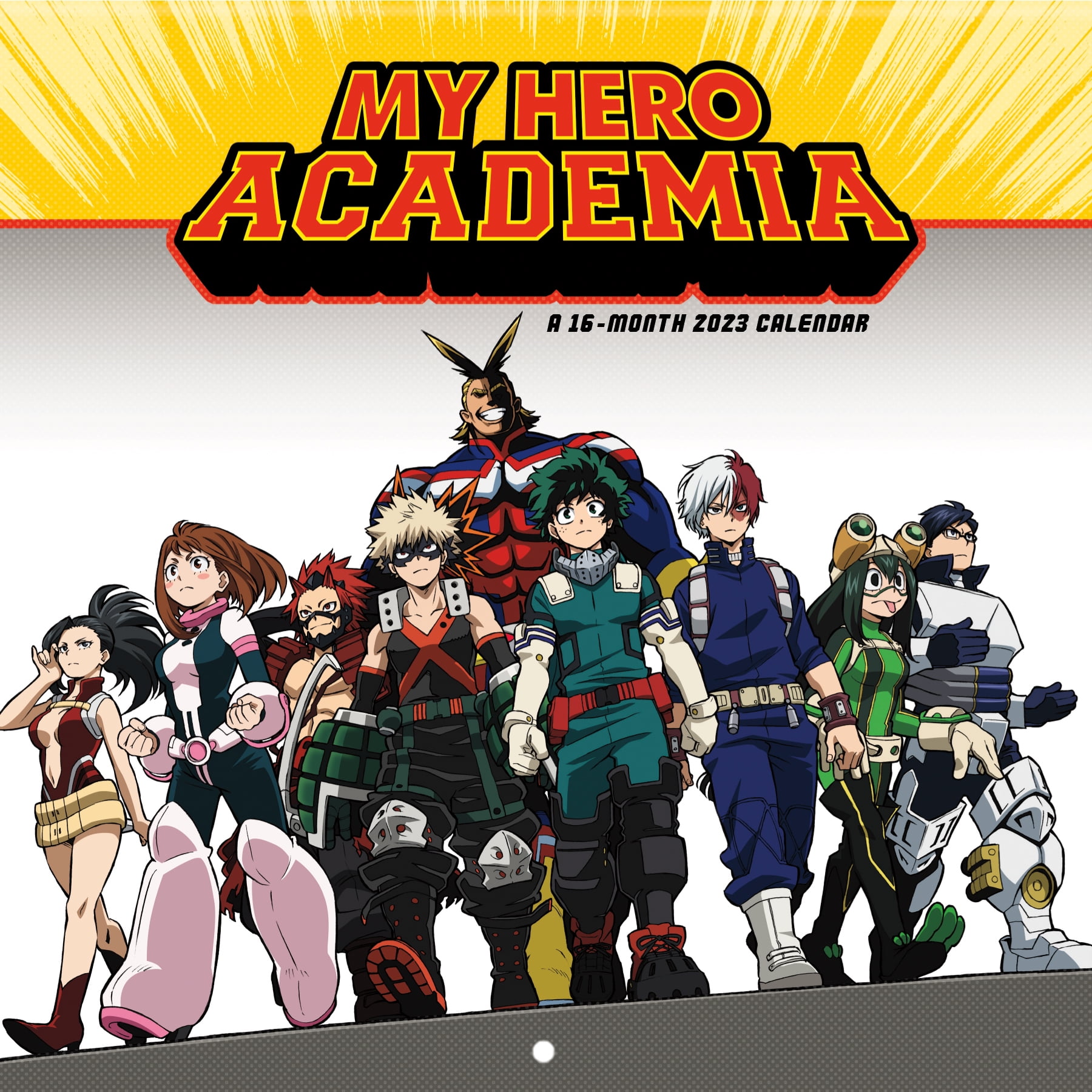 2023 My Hero Academia Wall Calendar - Walmart.com
