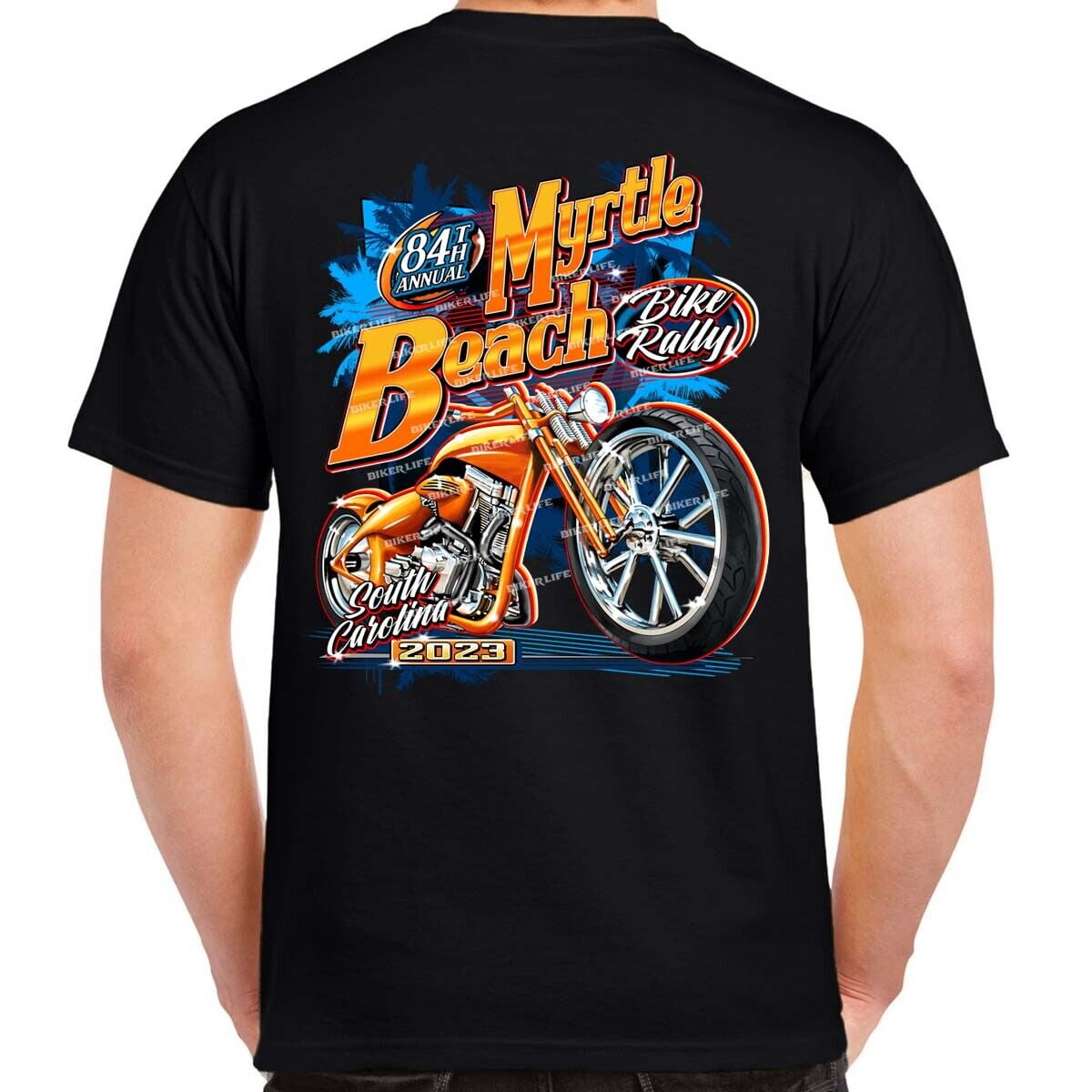 2023 Myrtle Beach Bike Rally Wicked Steel TShirt