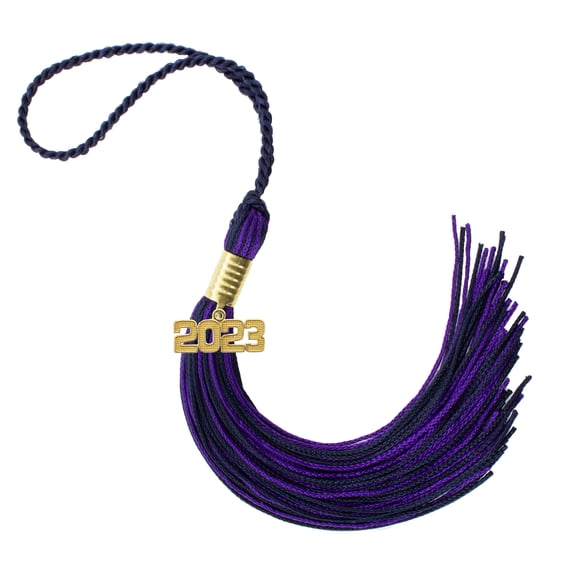 2023 NAVY / PURPLE GRADUATION TASSEL - EVERY SCHOOL COLOR AVAILABLE -MADE IN USA