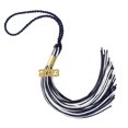 thumbnail image 1 of 2023 NAVY / WHITE GRADUATION TASSEL - EVERY SCHOOL COLOR AVAILABLE -MADE IN USA, 1 of 4