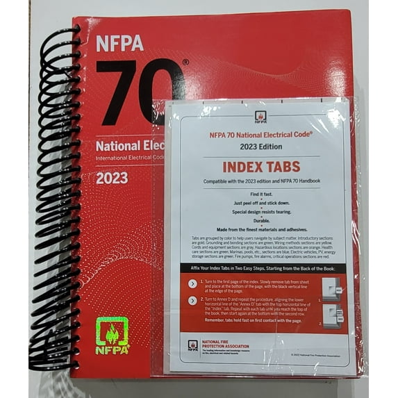 2023 NEC Code Book, Spiral Bound with Index Tab
