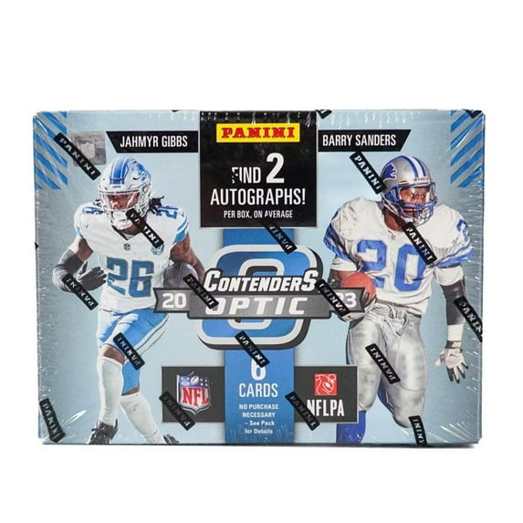 2023 NFL Panini Contenders Optic Football Hobby Box - 6 Cards, 2 Autographs (Josh Allen)