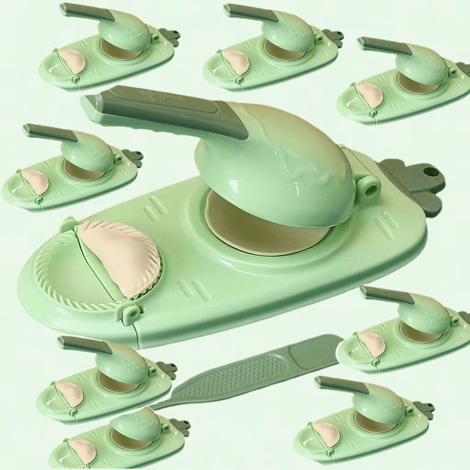 2-in-1 Knödelformer - Perfekte Teigtaschen In Sekunden Selbst Gemacht