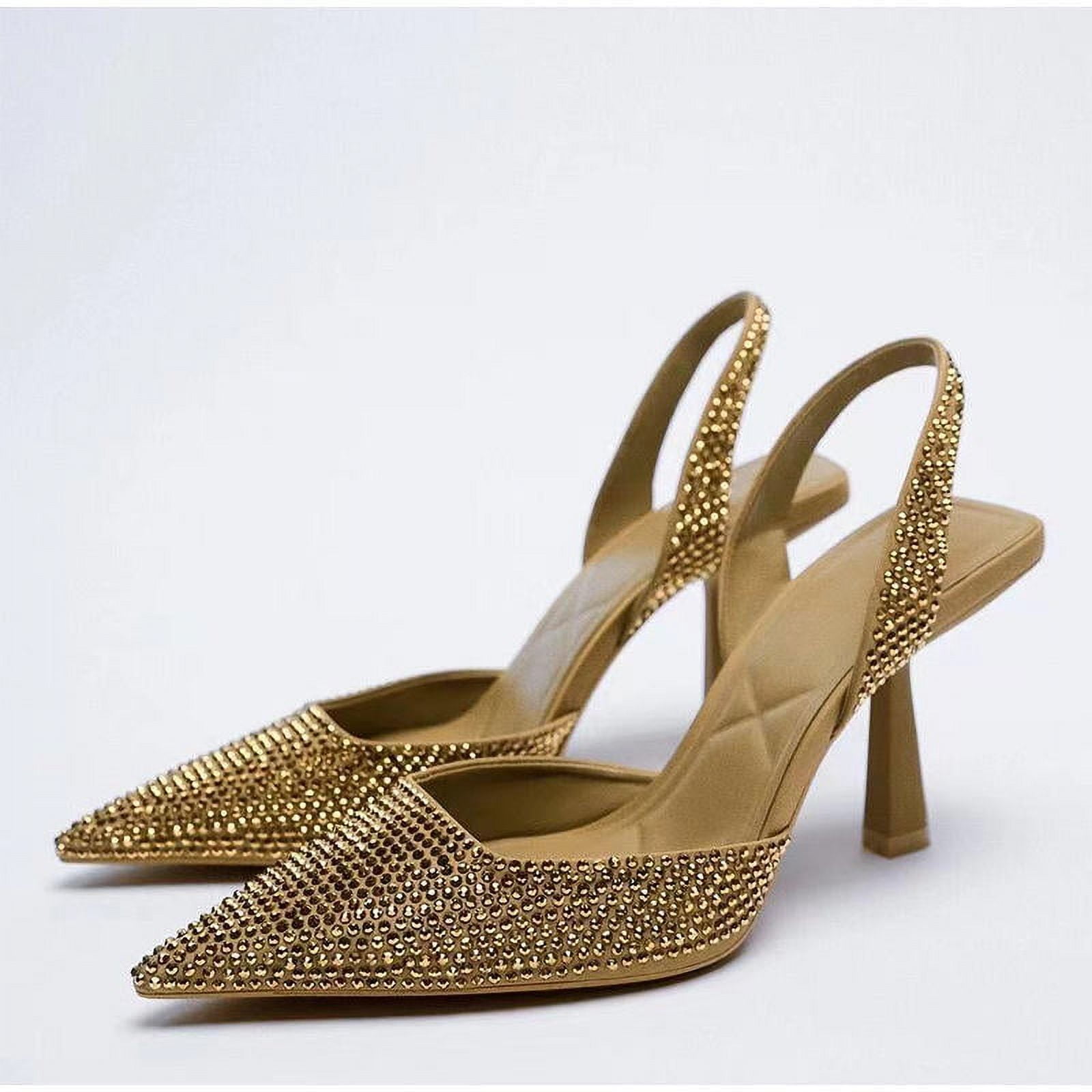 Khadim Brown Pump Heels Formal Shoe for Women