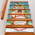 thumbnail image 1 of 2023 New Christmas Staircase Sticker Customizable PVC 3D Graffiti Design Christmas Decoration Staircase Wall Painting, 1 of 6