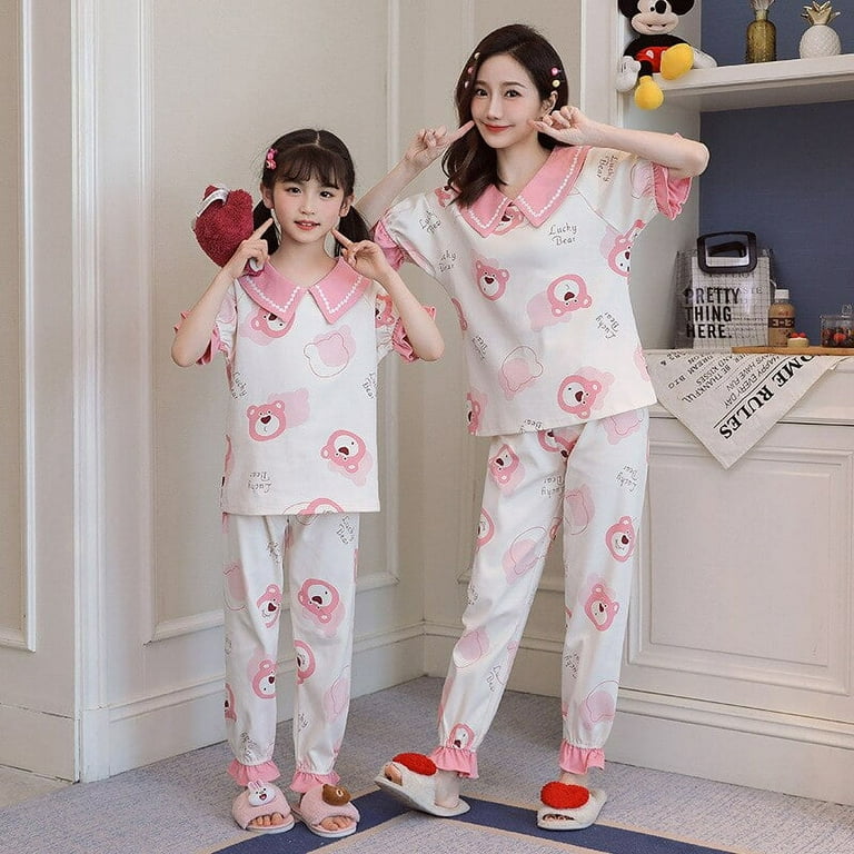 2024 New Japanese Women's Pajamas 100% Cotton Ladies Pants Big